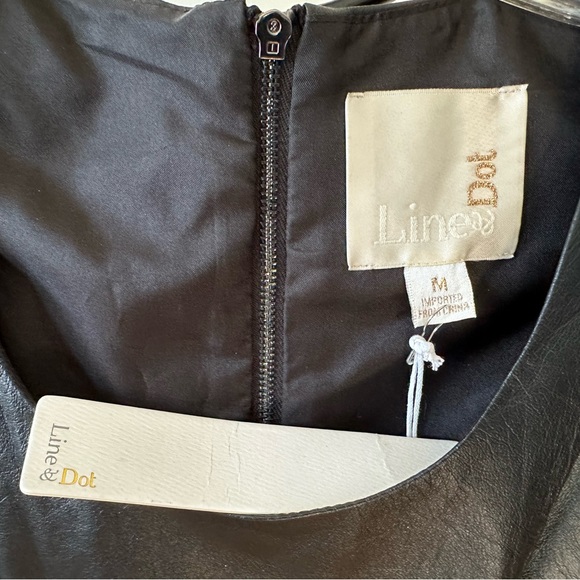 Anthropologie The Line and Dot Leather Top Dress - Picture 5 of 12